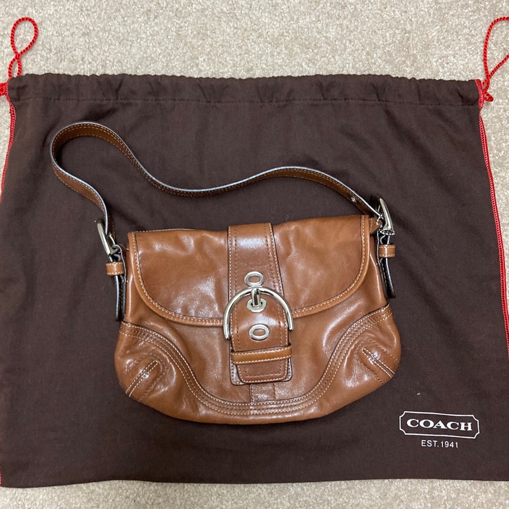 Coach Brown Soho Buckle Hobo Shoulder Bag